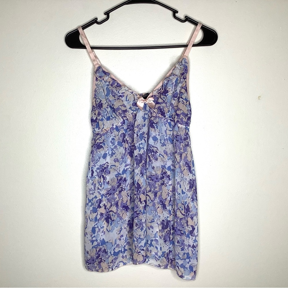 < Passion Forever Pastel Floral Babydoll Lingerie >